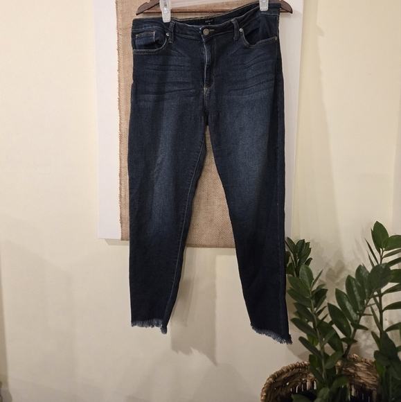 Just Black made in the USA.  Dark denim jeans size 33 (12/14) - Picture 1 of 5